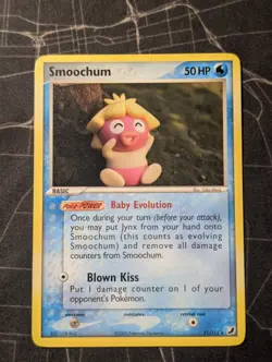 Pokemon TCG: Smoochum 31/115 - EX Unseen Forces - NON-HOLO RARE - NM - Image 1