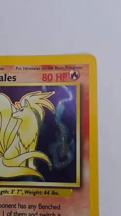 Pokemon TCG Base Set Ninetales 12/102 Holo Rare Unlimited English 80 HP - Image 4