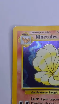 Pokemon TCG Base Set Ninetales 12/102 Holo Rare Unlimited English 80 HP - Image 5