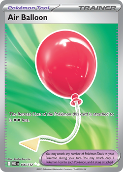 AIR BALLOON 166/132 ULTRA RARE MEGA EVOLUTION POKEMON NM/M - Image 1