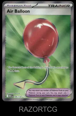 AIR BALLOON 166/132 ULTRA RARE MEGA EVOLUTION POKEMON NM/M - Image 2