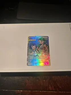 Mallow and Lana Tag Team 231/236 Pokemon TCG Cosmic Eclipse Full Art Holo - Image 3