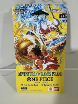 One Piece (OP15) Adventure on Kami's Island Sleeved Booster Pack LOT OF 4 - Image 1
