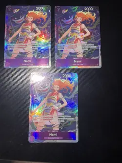 CARTE ONE PIECE - OP09-070 - NAMI (GENGAR) MINT ENGLISH x3 - PROMOTION - Image 1