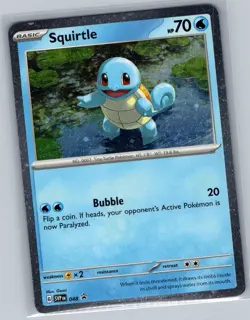 Squirtle - (Cosmos Holo) 048 SV: Scarlet & Violet Promo - Pokemon Card - NM - Image 1