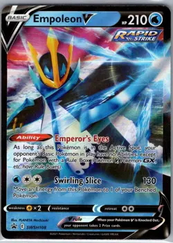 Empoleon V SWSH108 SWSH: Sword & Shield Promo Cards - Pokemon Card - NM - Image 1