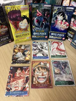 🔥 Mega Lotto One Piece Card Game Carte + Booster JAP Originali Luffy Ace Bandai - Image 1