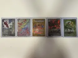 Charizard ex 228/197 Leafeon VMAX 204/203 + More Pokemon TCG Lot 5 Cards Raw - Image 1