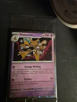 Alakazam Holo Pokemon TCG Card 082/167 Twilight Masquerade Promo, Sealed - Image 1