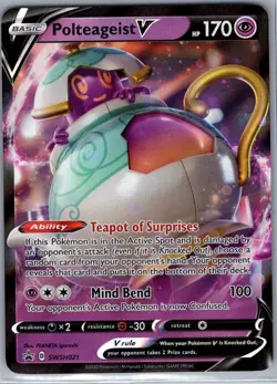Polteageist V SWSH021 SWSH: Sword & Shield Promo Cards - Pokemon Card - NM - Image 1