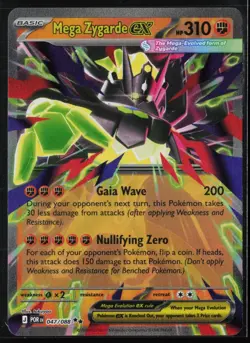 Mega Zygarde ex - Jumbo Cards 047/088 - Pokemon - Double Rare Holo - Image 1