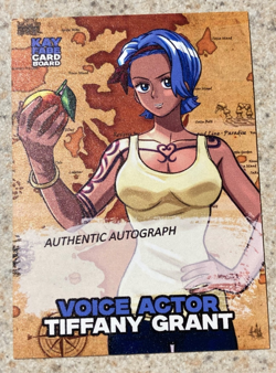 Nojiko Nami’s Sister One Piece Trading Card Signed - Tiffany Grant/Nojiko’s VA - Image 2