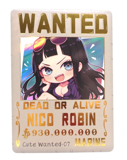 Nico Robin One Piece Dream Kingdom Wanted-07 Anime Collectible Trading Card - Image 1