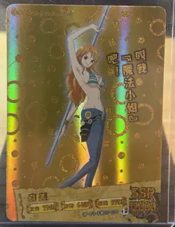 Nami SSR OP-F1-FM02-030 Cake Island One Piece Anime Trading Card TCG - Image 1