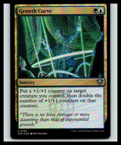 Growth Curve Foil | 193 NM/M | Secrets of Strixhaven | Magic MTG - Image 1
