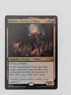 MTG - Rakdos, Patron of Chaos - M - MKM - Foil - 224 - Image 1