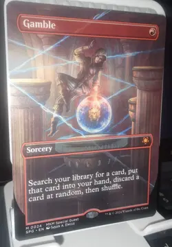 Gamble (Borderless) Special Guests (SPG) - MTG Reg Sorcery Mountain Red M 0024 - Image 1