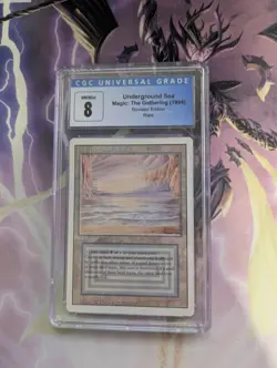 MTG: Underground Sea Revised Edition Dual Land 1994 CGC 8.0 - Image 1