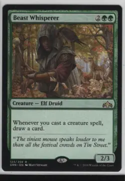 Guilds of Ravnica #123 Beast Whisperer - Image 1