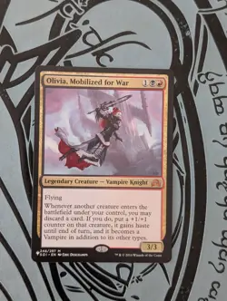 MTG (the LIST) OLIVIA MOBILIZED FOR WAR NM - Image 1