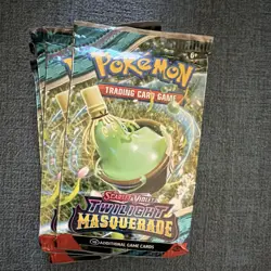 Pokemon TCG Scarlet & Violet Twilight Masquerade Booster Pack Lot (5) English - Image 3