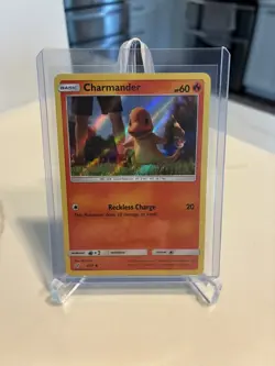 Pokemon TCG Charmander 4/18 Holo Common Detective Pikachu NM - Image 1