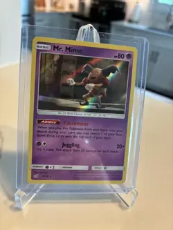 Pokemon TCG Mr. Mime 11/18 Detective Pikachu Holo Rare NM - Image 1
