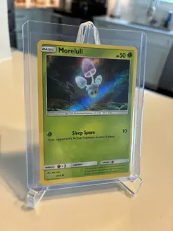 Pokemon TCG Morelull 3/18 Detective Pikachu Holo Common NM - Image 1