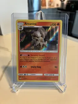 Pokemon TCG Arcanine 6/18 Detective Pikachu Holo Rare NM - Image 1