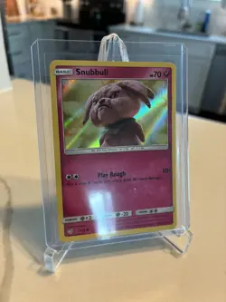 Pokemon TCG Snubbull 15/18 Detective Pikachu Holo Common NM - Image 1