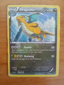 2013 Pokemon Plasma Freeze Blister Exclusives Dragonite 083/116 Cosmos Rare Holo - Image 1
