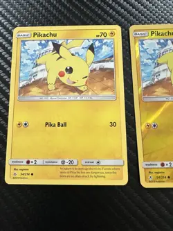 Pikachu 54/214 Common Unbroken Bonds Pokemon Reverse Holo NM - Image 2