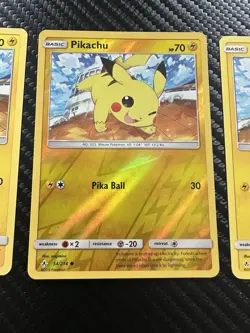 Pikachu 54/214 Common Unbroken Bonds Pokemon Reverse Holo NM - Image 3