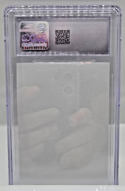 2023 Pokemon Poison Terastral Charizard Center Sticker Cracked Ice CGC 10 Gem Mi - Image 2