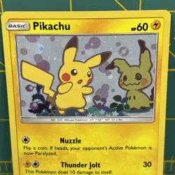 Pikachu Promo SM162 Team Up Blister Pokemon Card Excellent LP Sun & Moon Boxed - Image 3