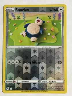 Pokemon TCG Snorlax 109/159 SWSH: Crown Zenith Reverse Holo - Image 1