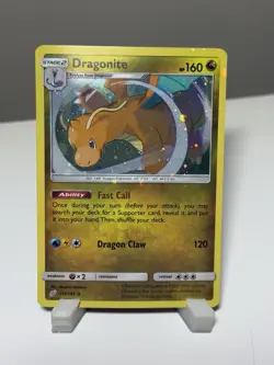 Pokemon TCG Dragonite 119/181 SM - Team Up Holo Rare - Image 1