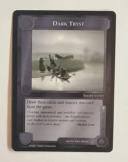 MIDDLE-EARTH CCG MECCG DARK TRYST AGAINST THE SHADOW ATS COMMON LOTR CARD - Image 1