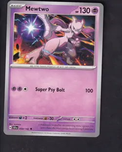 Mewtwo 59/142 Uncommon Stellar Crown Pokemon Near Mint - Image 1