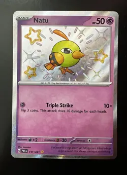 Pokemon Natu Scarlet & Violet Paldean Fates 151/091🔥 - Image 1