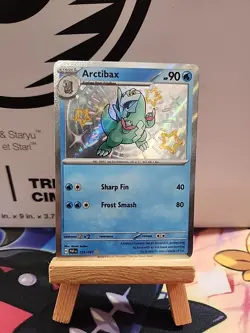 Pokemon Arctibax Scarlet & Violet Paldean Fates Shiny Rare 129/091 🔥 - Image 1