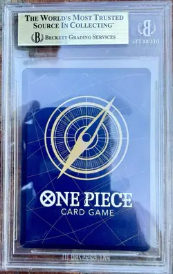 One Piece Monkey.D.Luffy College Voyage Card Beckett 10 Pristine - Image 2