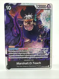 Bandai Marshall.D.Teach OP09-093 Emperors in the New World Foil Super Rare - Image 1