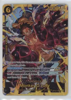 2025 One Piece Card Game: Royal Blood OP10 English SEC Monkey D Luffy #OP10-118 - Image 1