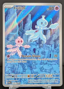 Pokemon Frillish #126/086 English White Flare Illustration Rare - Image 1