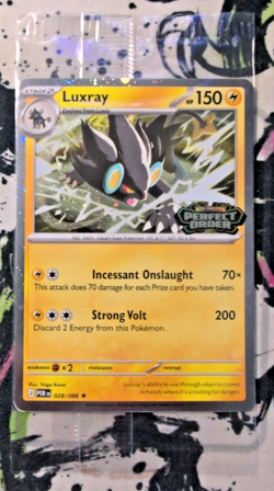 Luxray 028/088 Pokemon Perfect Order Promo Sealed - Image 1
