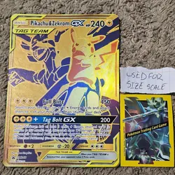 The Pokemon Company Pikachu & Zekrom GX SM248 TAG TEAM Promo Oversized Holo - Image 4