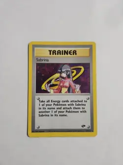 Sabrina Trainer 20/132 Holo 2000 Gym Challenge Unlimted Edition Pokemon Card - Image 1