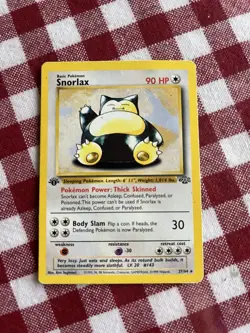 Pokemon TCG - Jungle : Snorlax (1st Edition) FIRST 027/064 LP RARE 1999 Wizards - Image 1