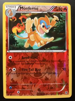 Pokemon Monferno Reverse Holo B&W Plasma Storm 16/135 Never Played NM - Image 1